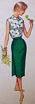 Sheath skirt, 1957