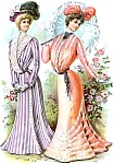 Women's dresses, 1901
