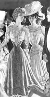 Women's dresses, 1906
