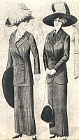 Women's dresses, 1912