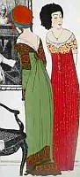 Poiret dresses, 1908